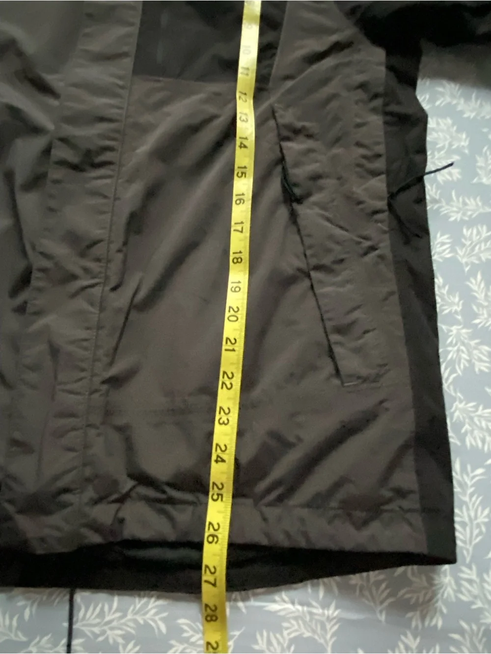 The North Face Men's Black Hooded Rain Jacket